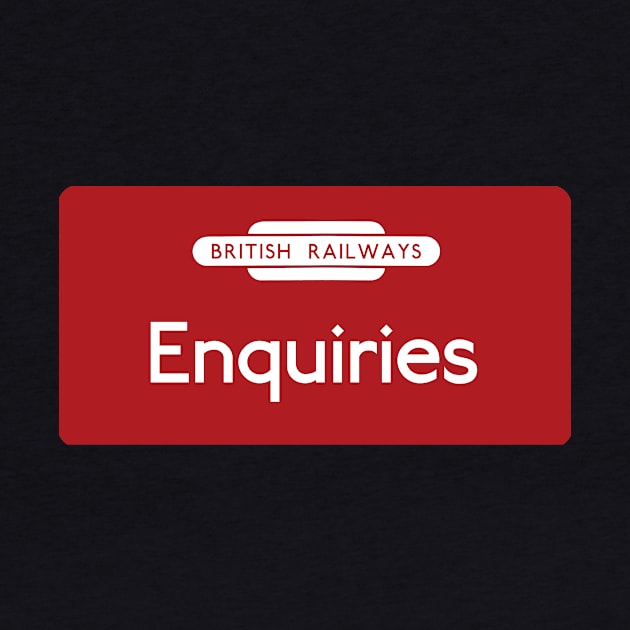 British Rail Enquiries sign by Random Railways